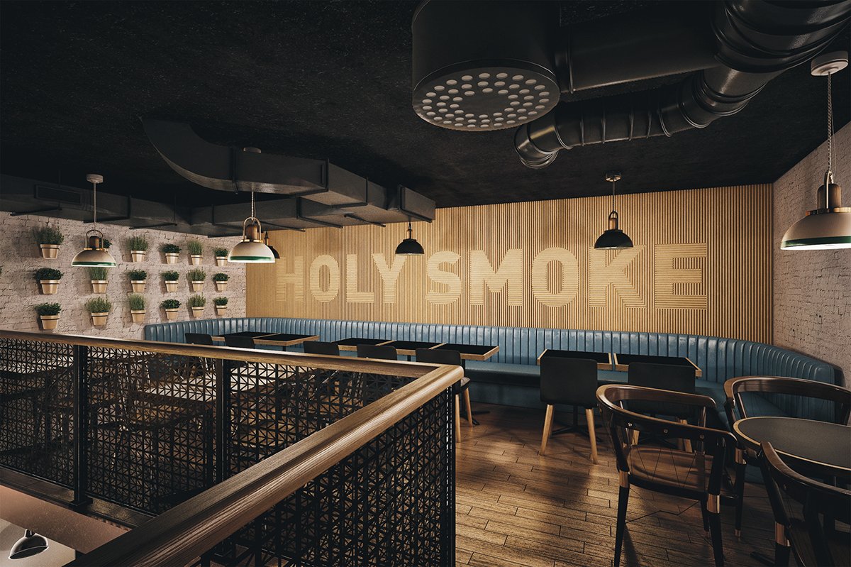 Holy Smoke餐飲品牌設(shè)計欣賞