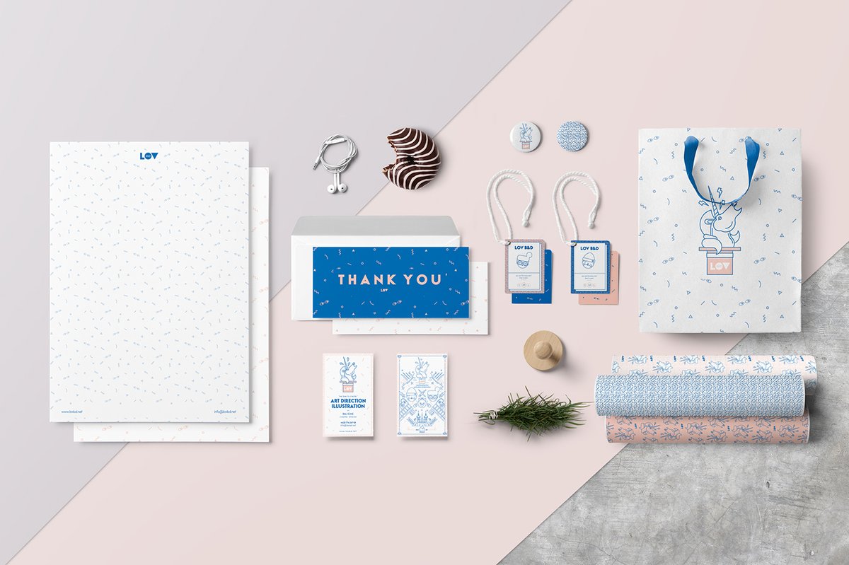 LOV B&D服裝設(shè)計(jì)工作室視覺(jué)形象