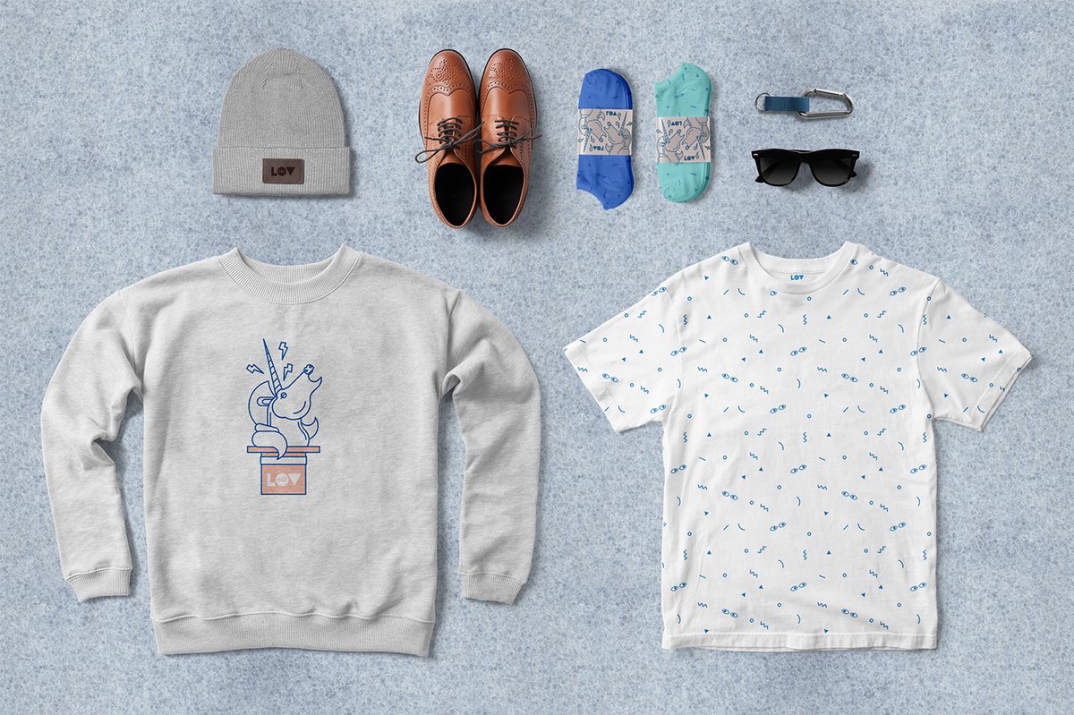 LOV B&D服裝設(shè)計(jì)工作室視覺(jué)形象