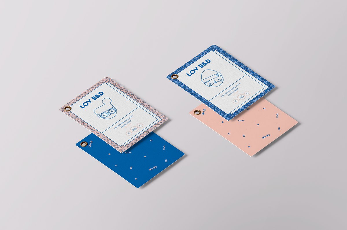 LOV B&D服裝設(shè)計(jì)工作室視覺(jué)形象