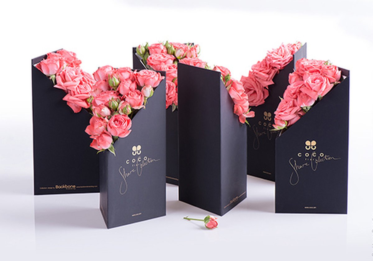 Coco Fiori 鮮花包裝設(shè)計(jì)案例