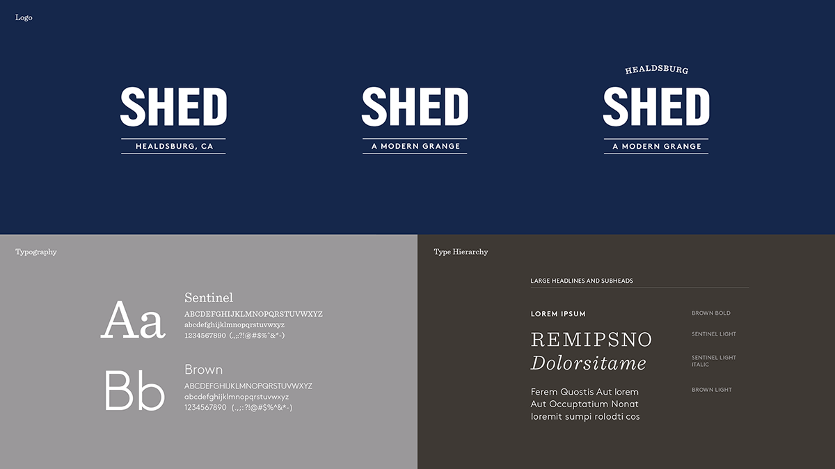 SHED 農(nóng)莊標(biāo)志字體規(guī)范