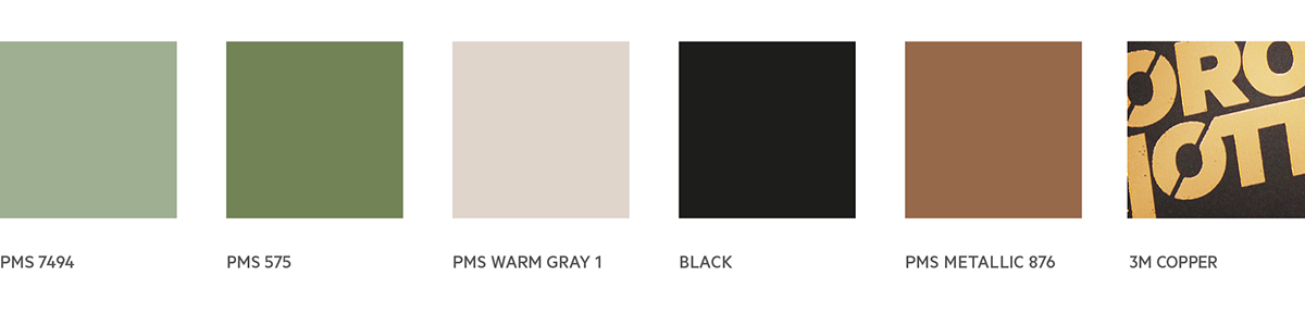 Rorosk 食品品牌形象設(shè)計(jì) 色彩值