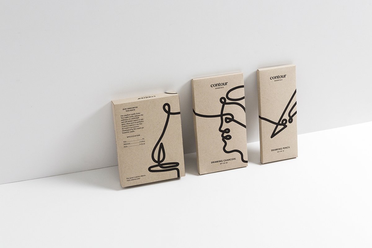 Contour 品牌形象系統(tǒng)開(kāi)發(fā) 包裝設(shè)計(jì)