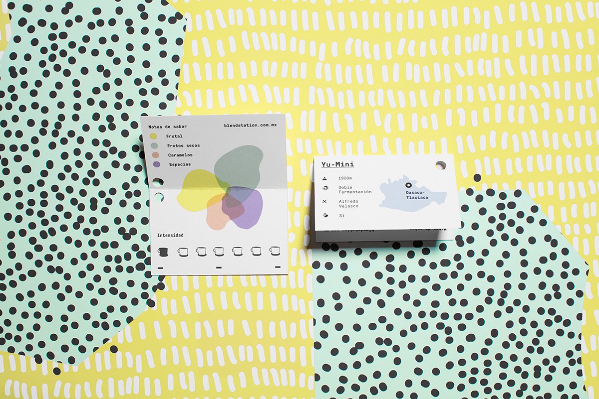  Blend 咖啡品牌形象設(shè)計(jì) 小折頁設(shè)計(jì)
