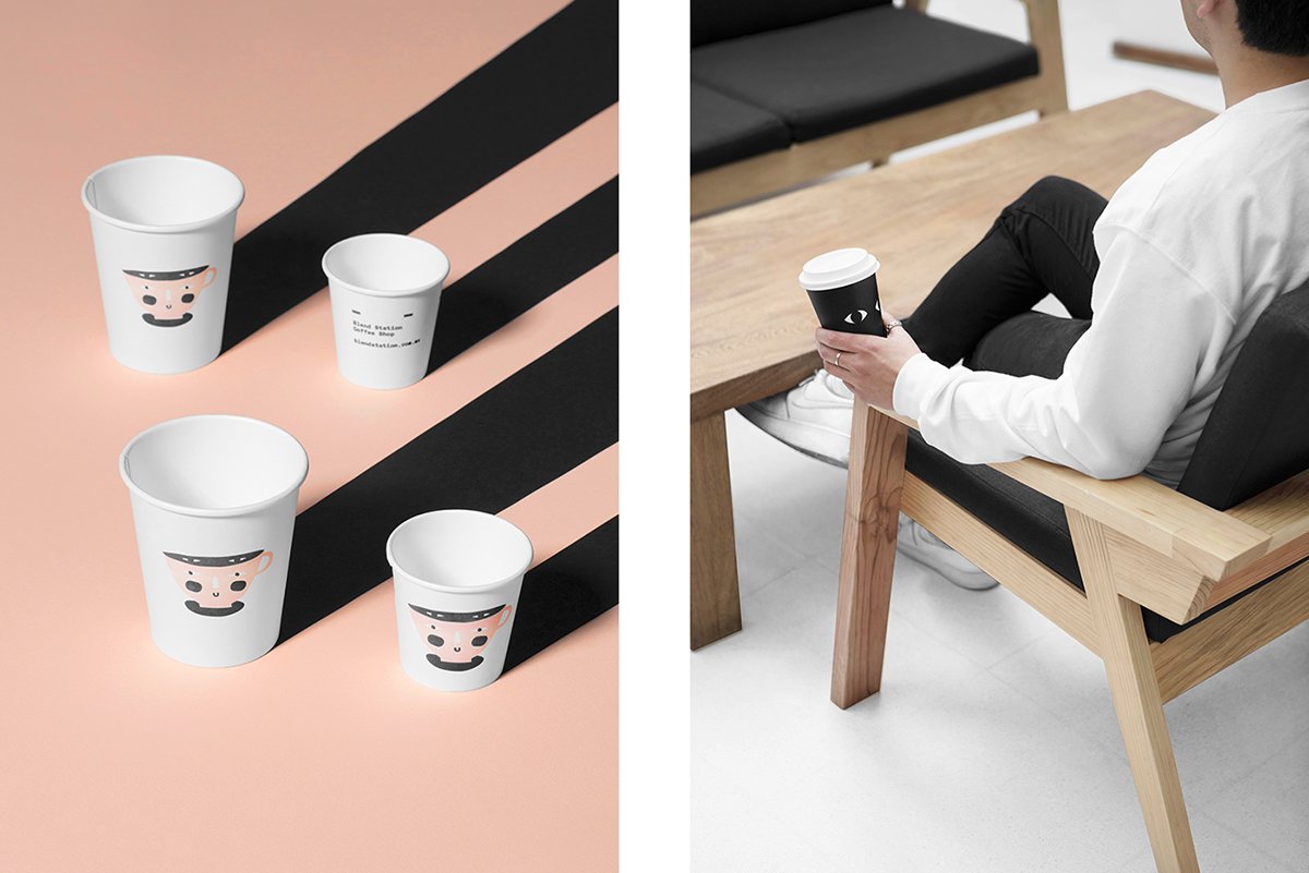  Blend 咖啡品牌形象設(shè)計(jì) 杯子設(shè)計(jì)
