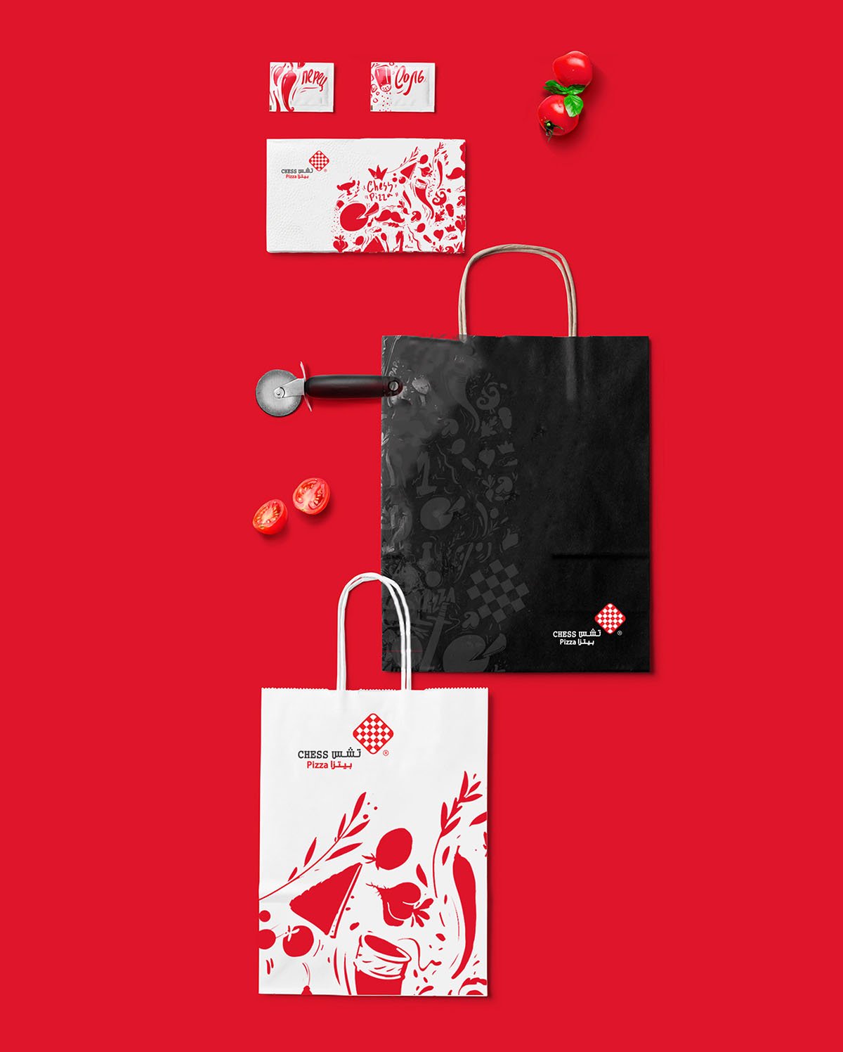 Chess Pizza 餐飲品牌塑造 包裝設(shè)計