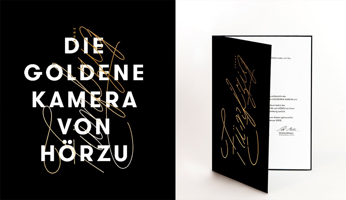 第50屆金攝影機獎品牌設(shè)計  邀請函設(shè)計