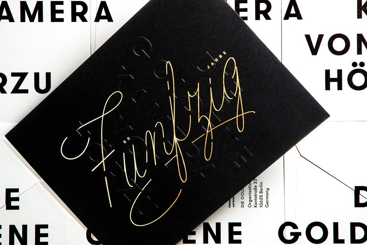 第50屆金攝影機獎品牌設(shè)計  信封設(shè)計