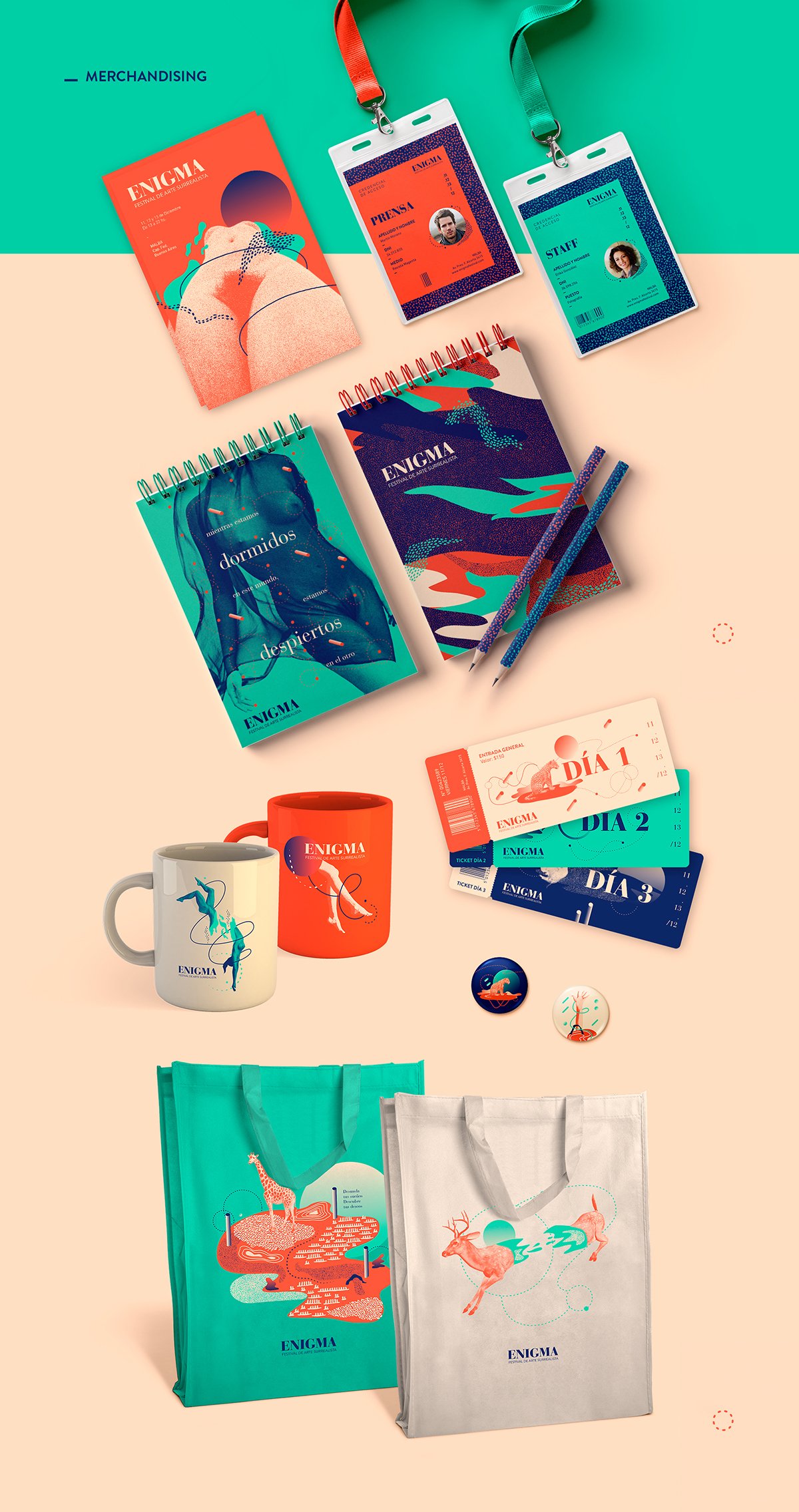 “謎”一樣的節(jié)日之品牌設(shè)計  實物應(yīng)用