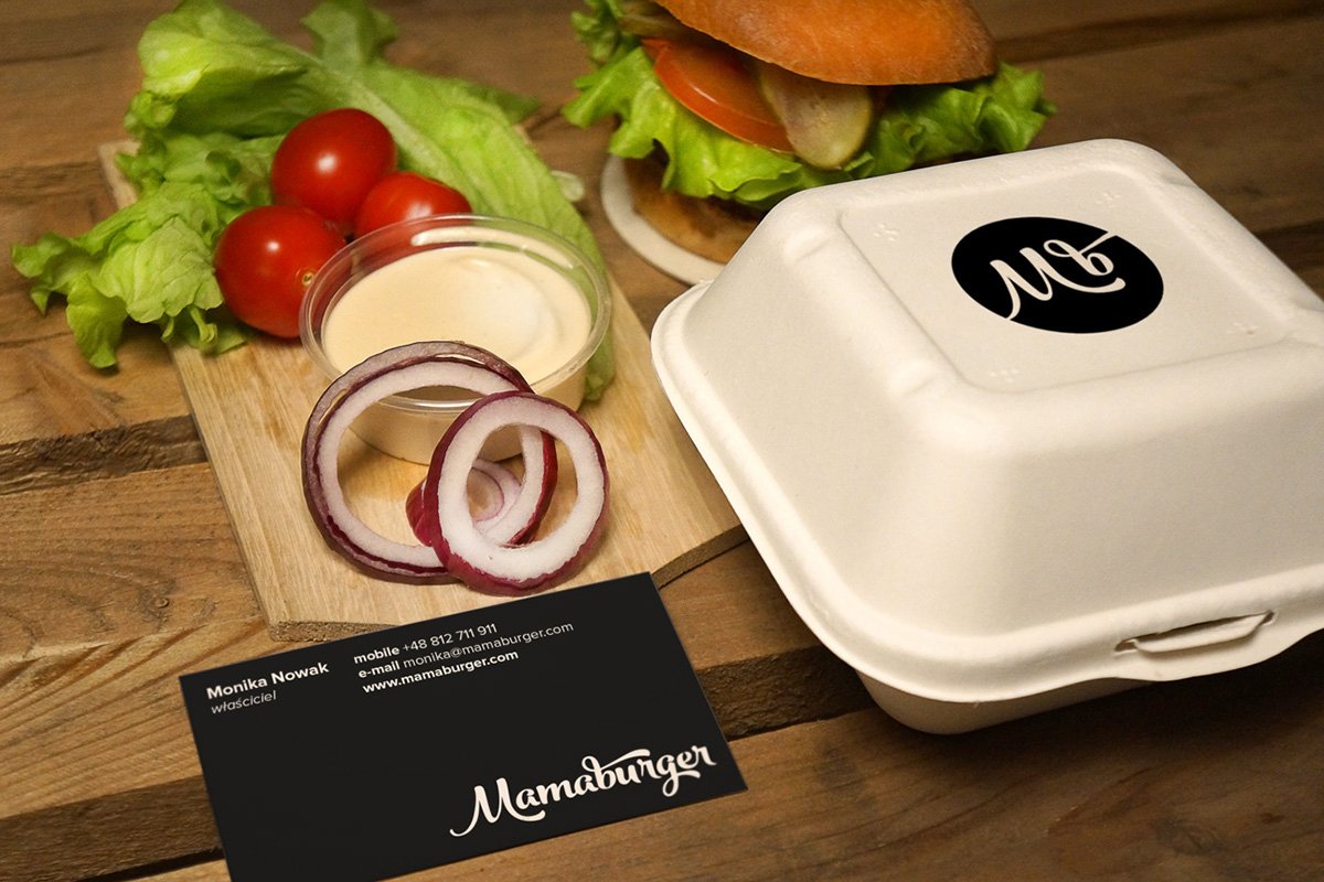 Mamaburger 餐飲品牌形象設計 食品形象展示  形象設計