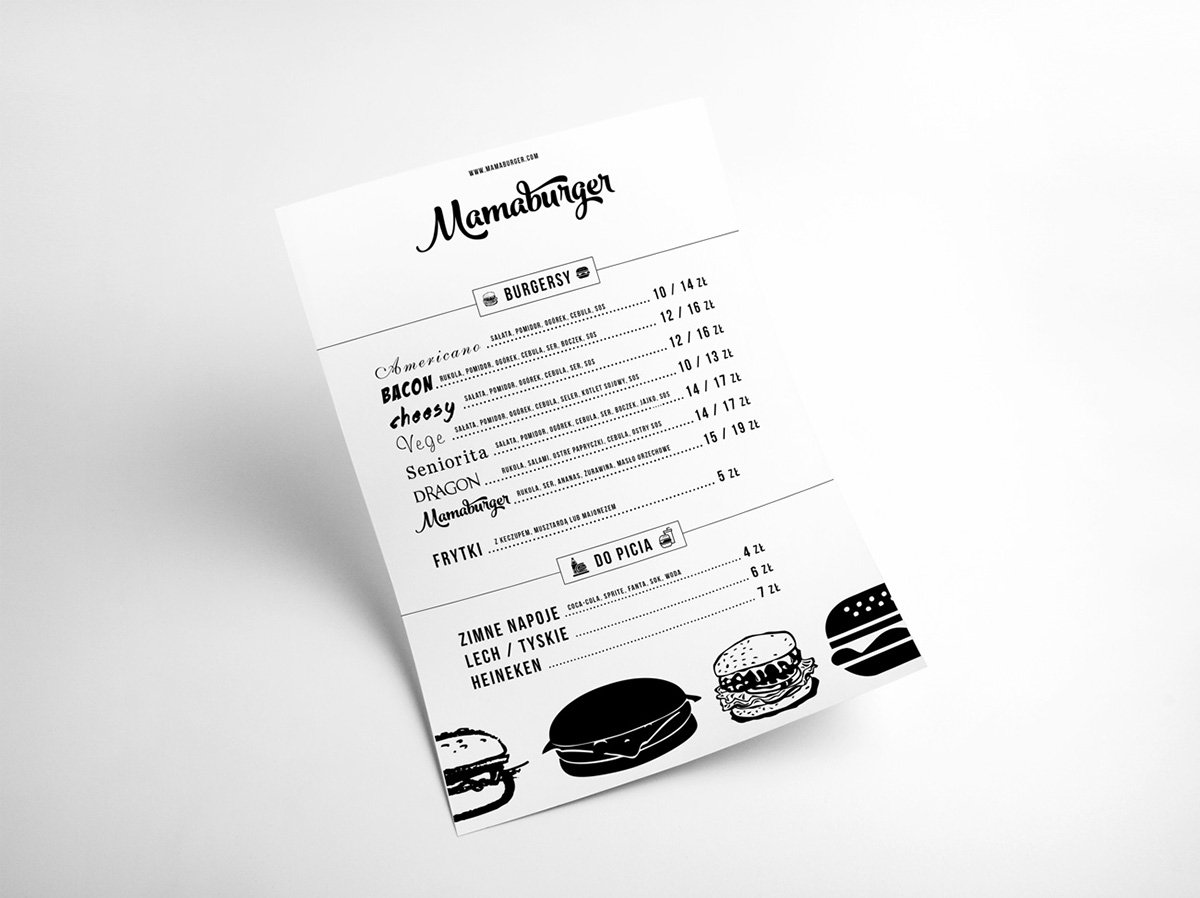 Mamaburger 餐飲品牌形象設計 海報設計