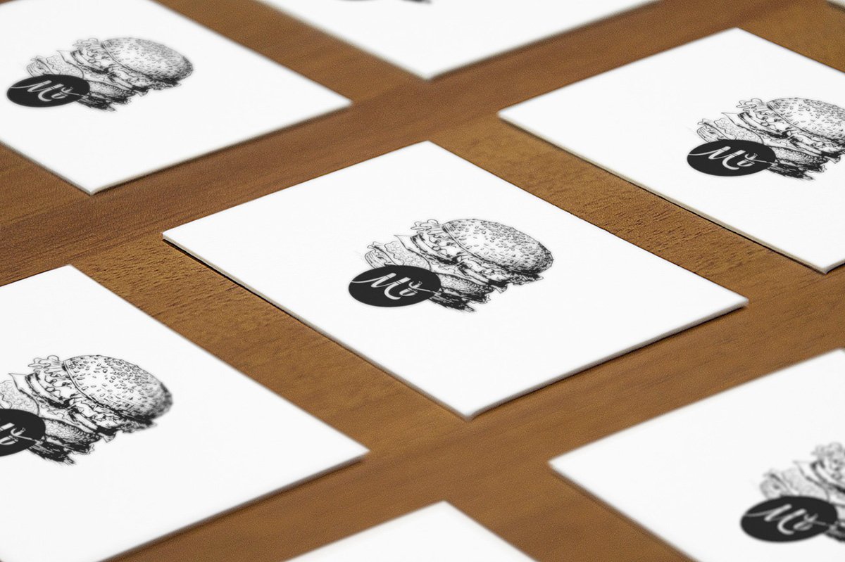 Mamaburger 餐飲品牌形象設計 名片設計