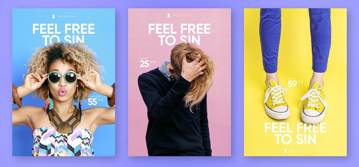 Weareva 服裝品牌形象設(shè)計(jì) 海報(bào)設(shè)計(jì)