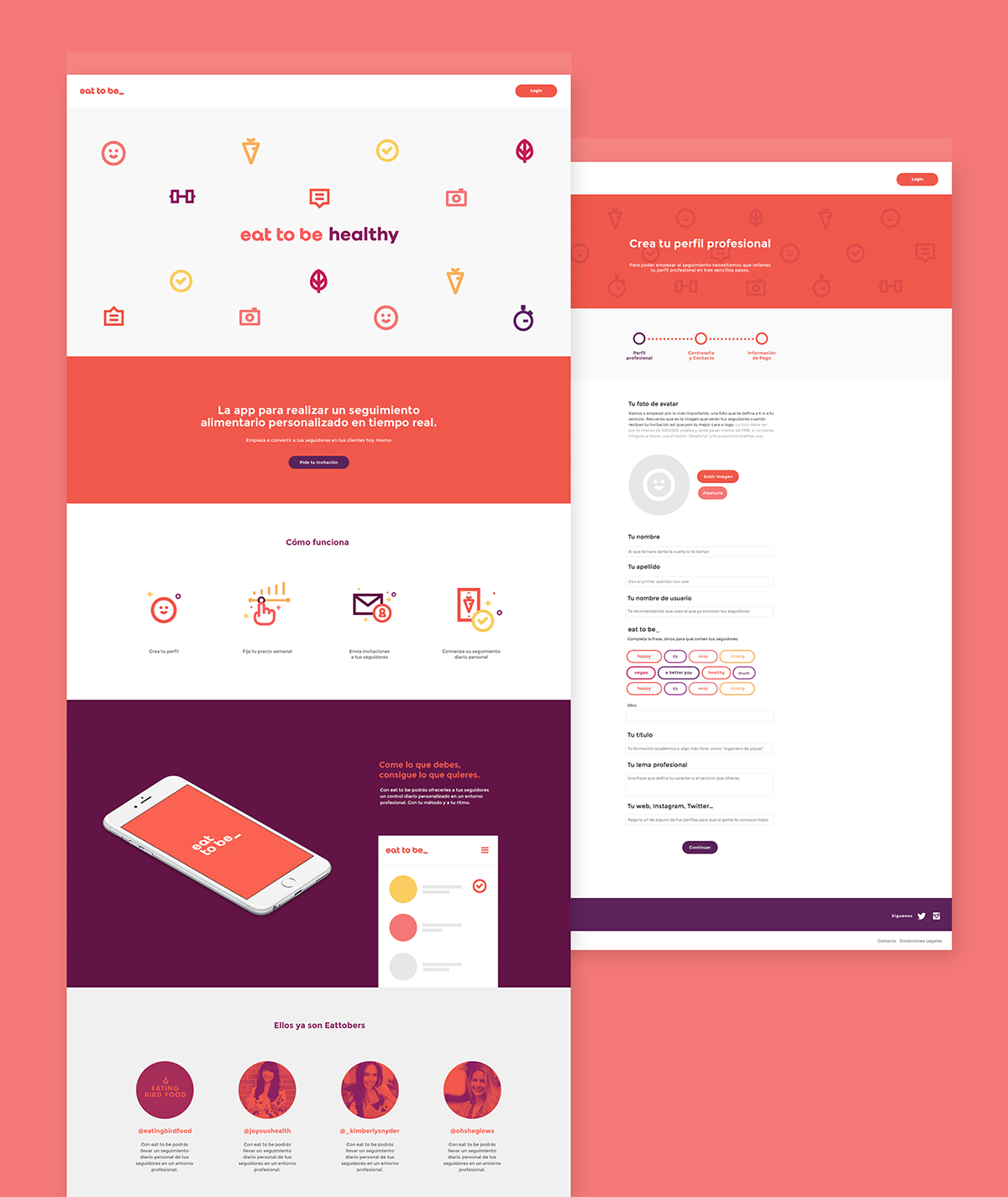 EATTOBE營養(yǎng)機(jī)構(gòu)品牌設(shè)計(jì)之網(wǎng)站  網(wǎng)站展示