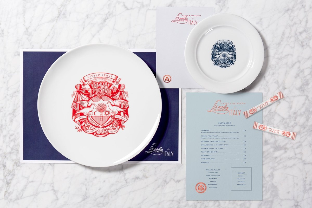 
Little Italy餐飲品牌設計案例