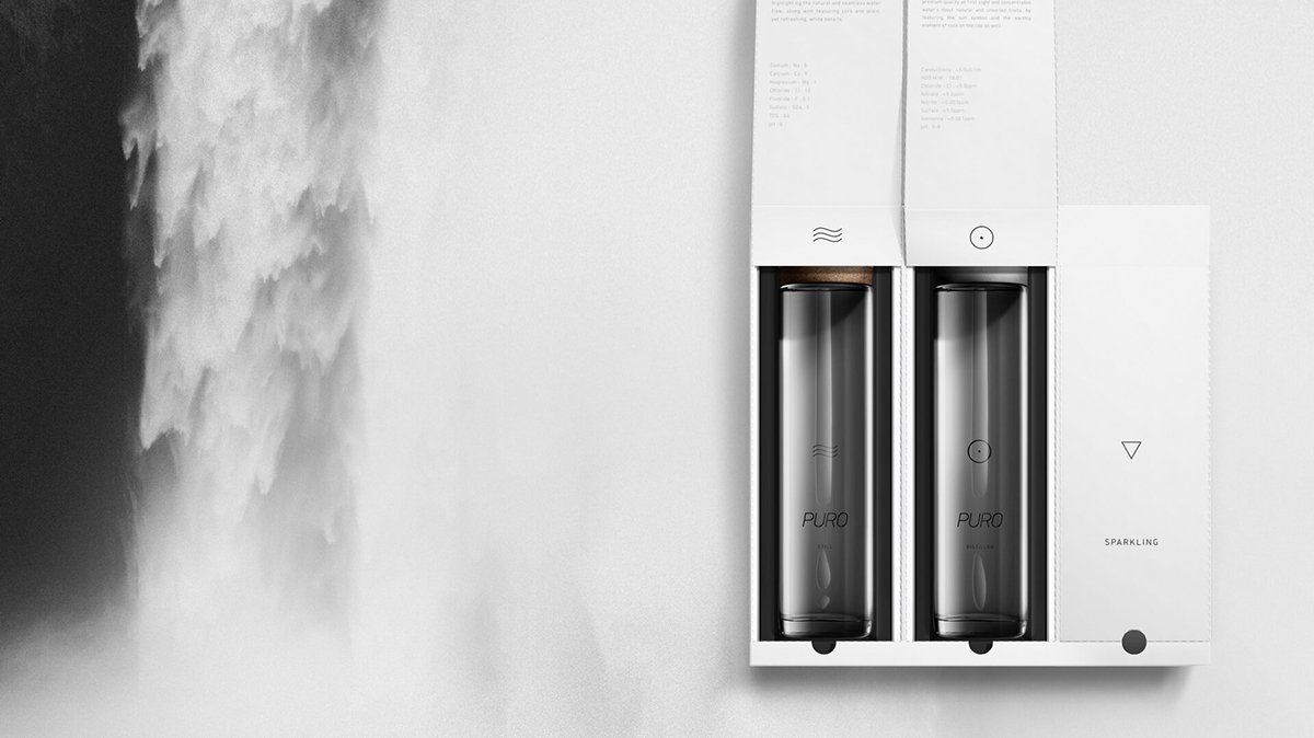 PURO水品牌設(shè)計(jì)  包裝展示