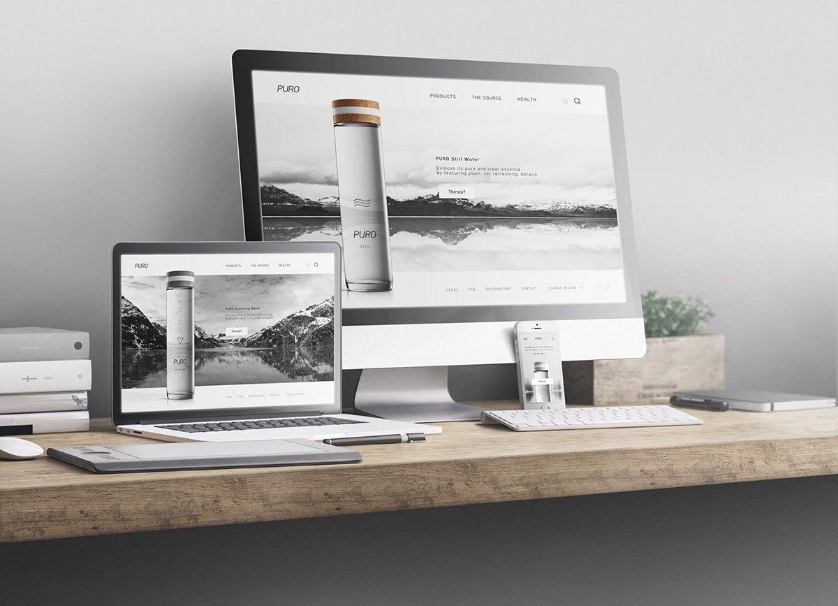 PURO水品牌設(shè)計(jì)  網(wǎng)站設(shè)計(jì)