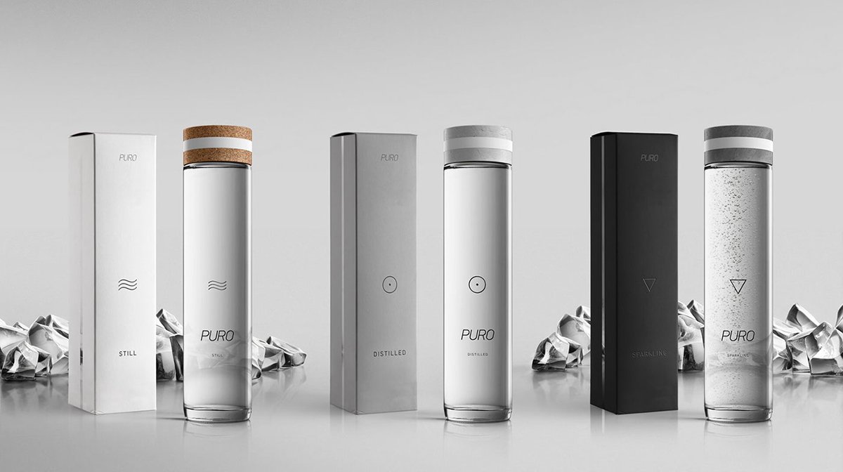 PURO水品牌設(shè)計(jì)  整體包裝展示