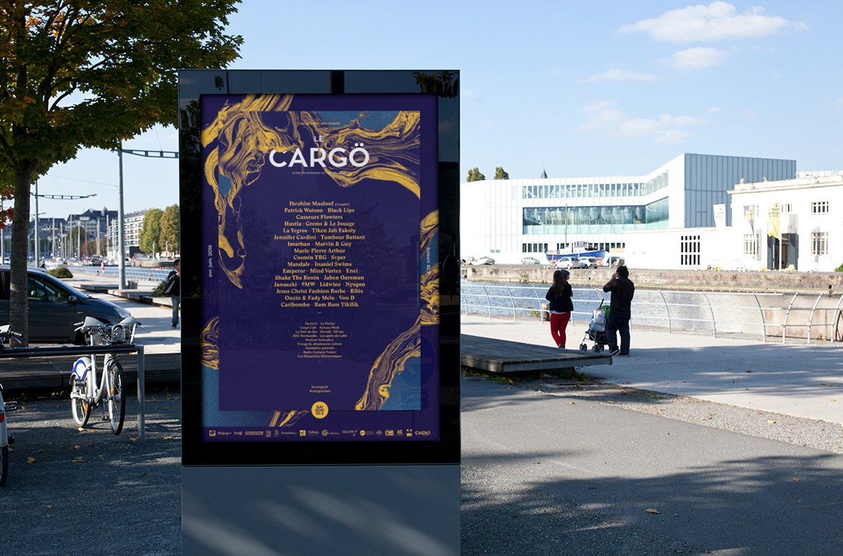 LeCarg音樂廳品牌設(shè)計(jì)重塑  海報(bào)實(shí)拍展示