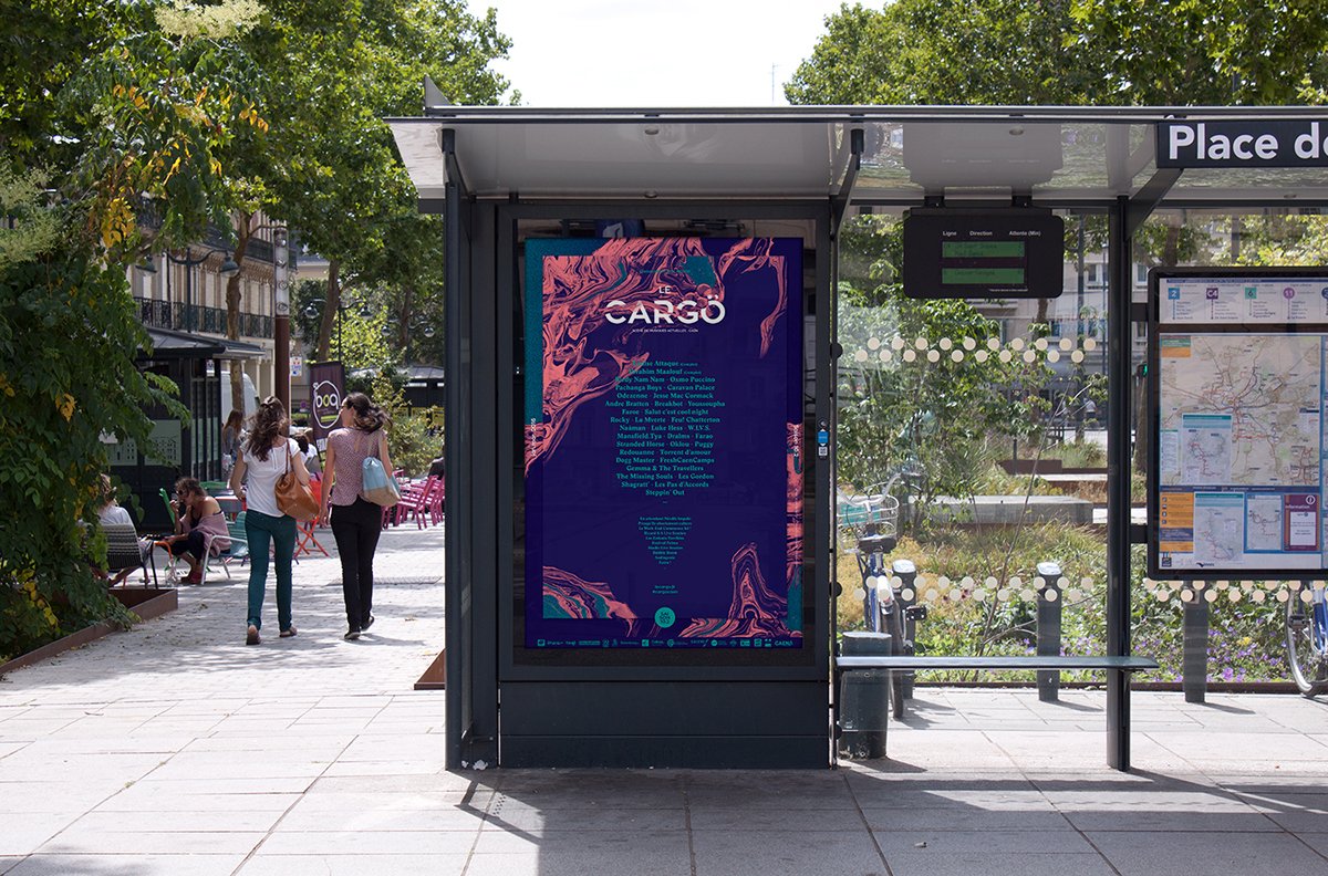 LeCarg音樂廳品牌設(shè)計(jì)重塑  海報(bào)實(shí)拍展示