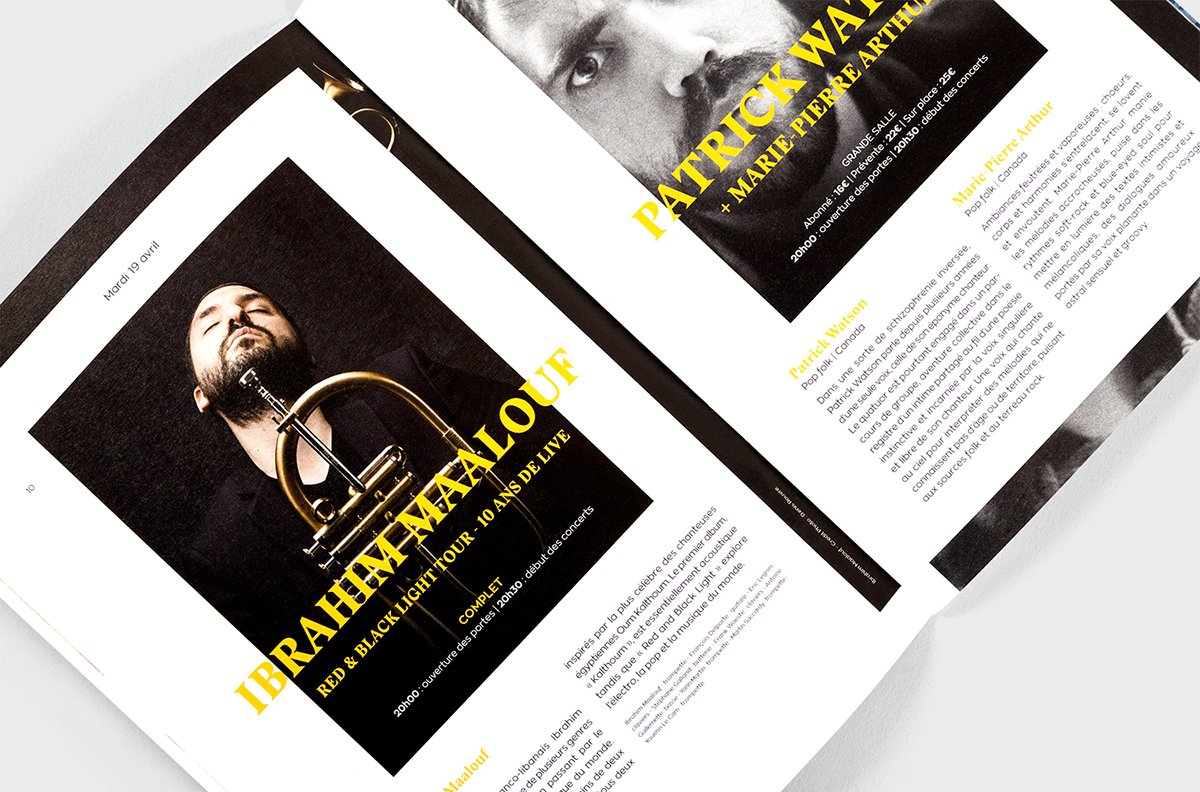 LeCarg音樂廳品牌設(shè)計(jì)重塑  宣傳單頁設(shè)計(jì)