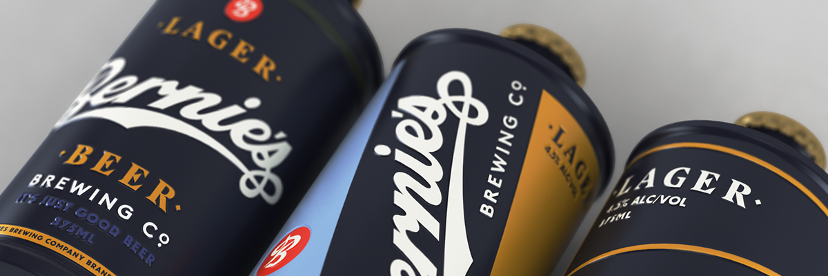 BERNIEG啤酒品牌設計  包裝展示