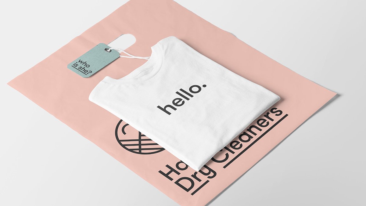 哈特福德干洗店品牌設(shè)計(jì)  標(biāo)簽設(shè)計(jì)