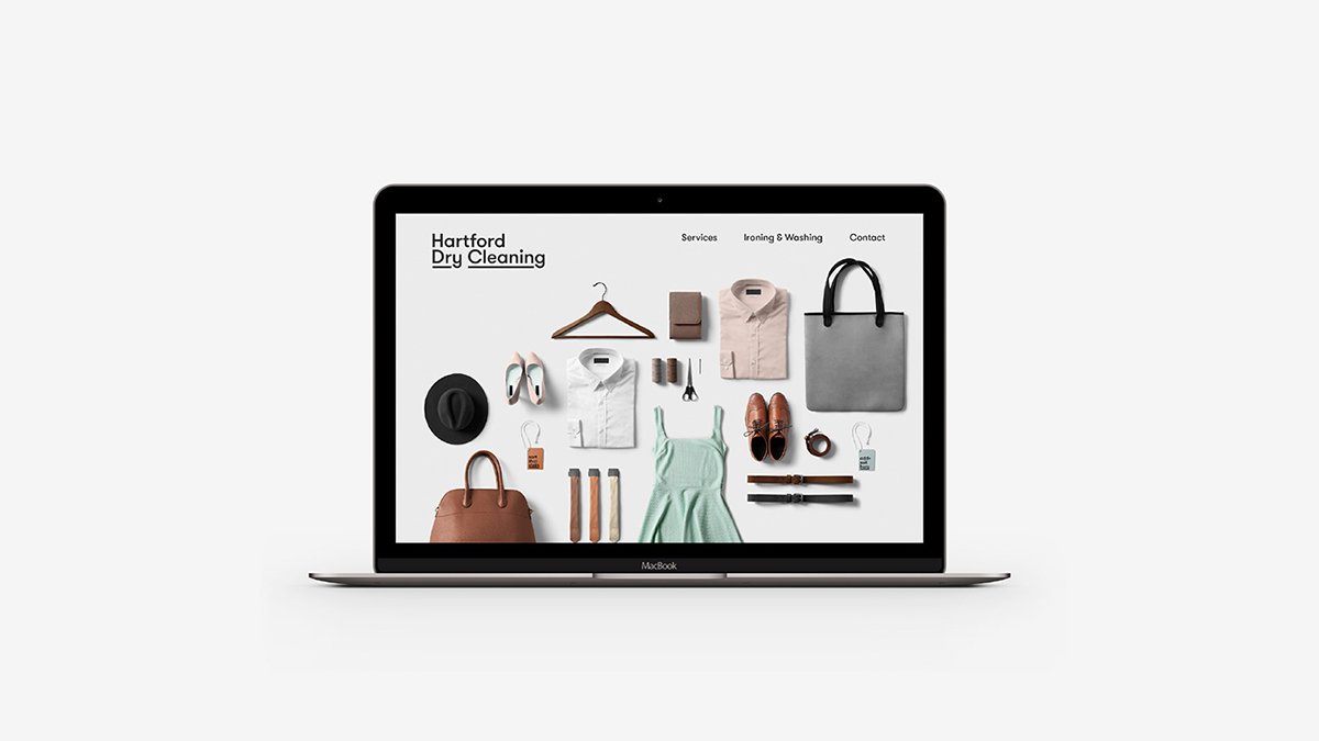 哈特福德干洗店品牌設(shè)計(jì)  網(wǎng)站設(shè)計(jì)