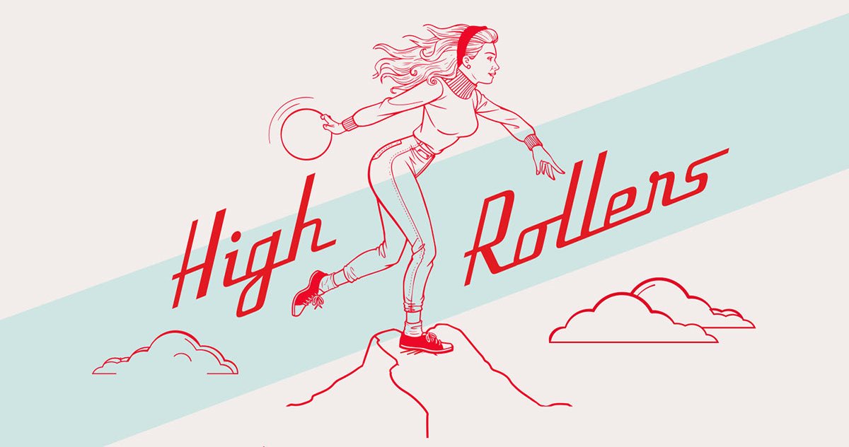 High Rollens保齡球場(chǎng)品牌設(shè)計(jì)形象  插畫形象設(shè)計(jì)