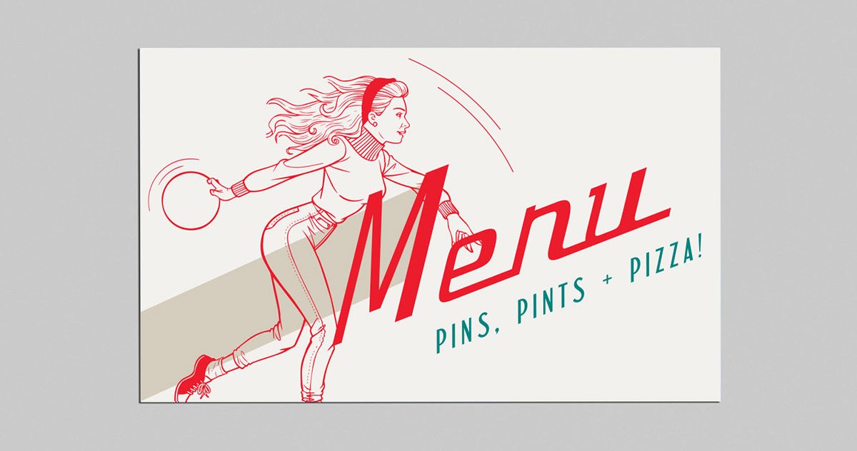 High Rollens保齡球場(chǎng)品牌設(shè)計(jì)形象  名片設(shè)計(jì)