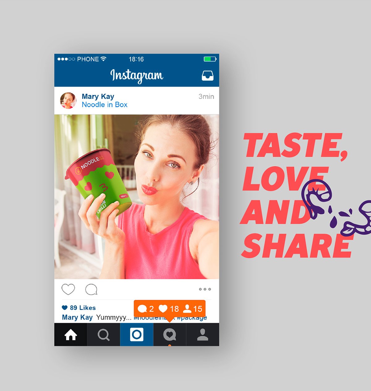 NOODLE餐飲品牌設(shè)計(jì)  手機(jī)APP設(shè)計(jì)展示