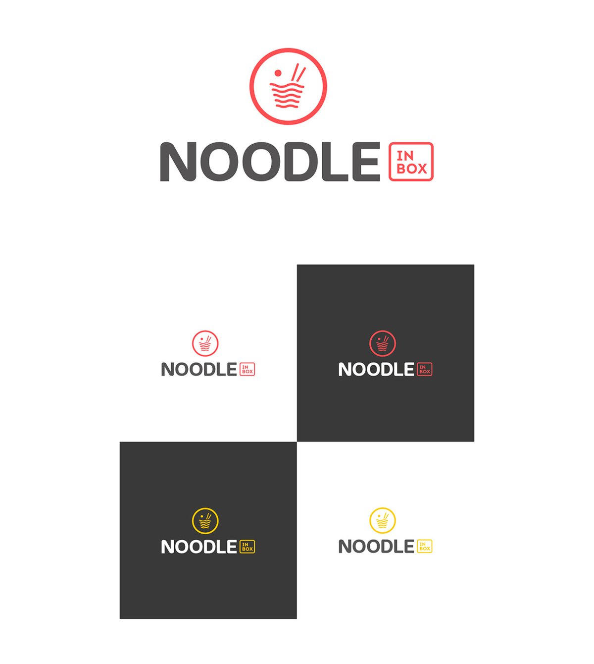 NOODLE餐飲品牌設(shè)計(jì)  標(biāo)志展示