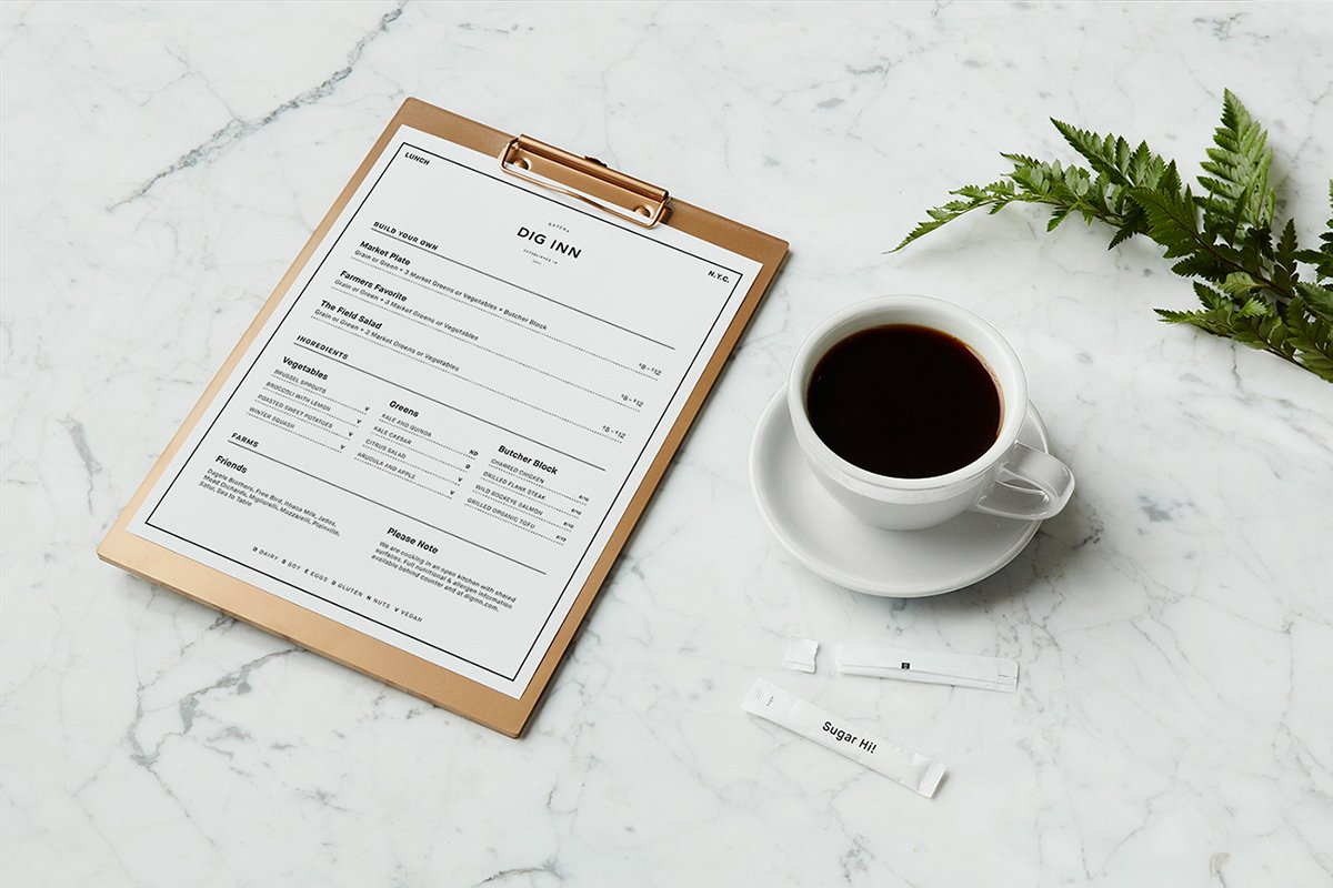 DIG INN酒店品牌設(shè)計  單頁設(shè)計