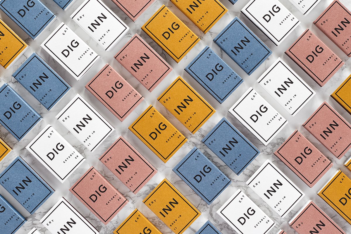 DIG INN酒店品牌設(shè)計  包裝盒設(shè)計