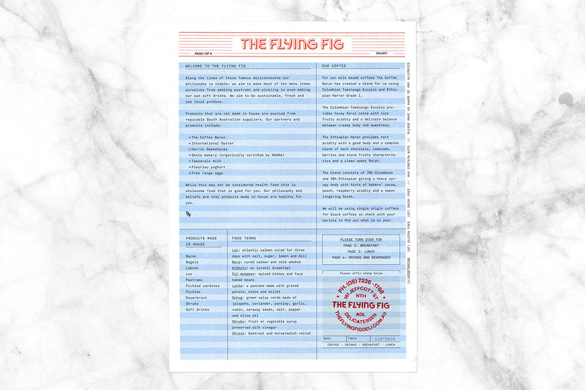 飛圖熟食店品牌設計  菜單設計