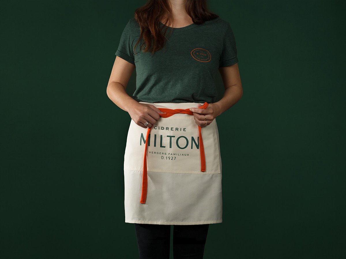 深圳品牌設(shè)計  深圳品牌策劃  MILTON蘋果酒品牌形象設(shè)計  服裝設(shè)計