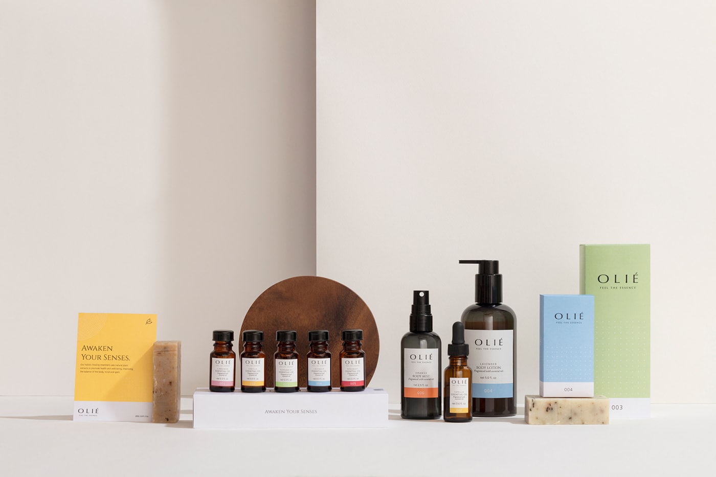 OLIE 香薰產(chǎn)品零售企業(yè)品牌設(shè)計案例，化妝品品牌設(shè)計，品牌設(shè)計公司，深圳品牌設(shè)計，左右格局