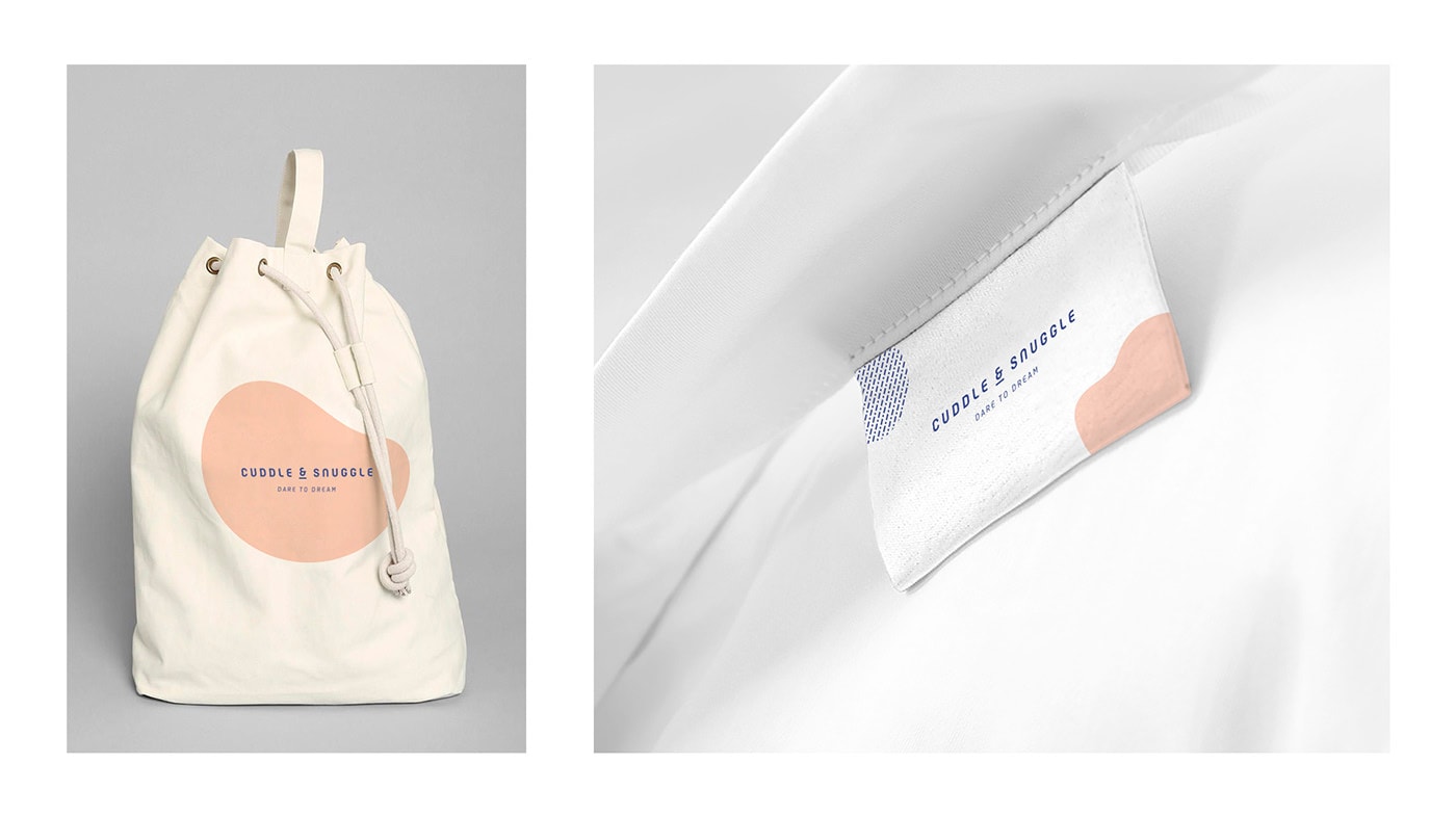 現(xiàn)代奢華Cuddle Snuggle家紡品牌設(shè)計(jì)和品牌策劃案例，家居品牌設(shè)計(jì)，家居品牌策劃，深圳品牌設(shè)計(jì)，左右格局