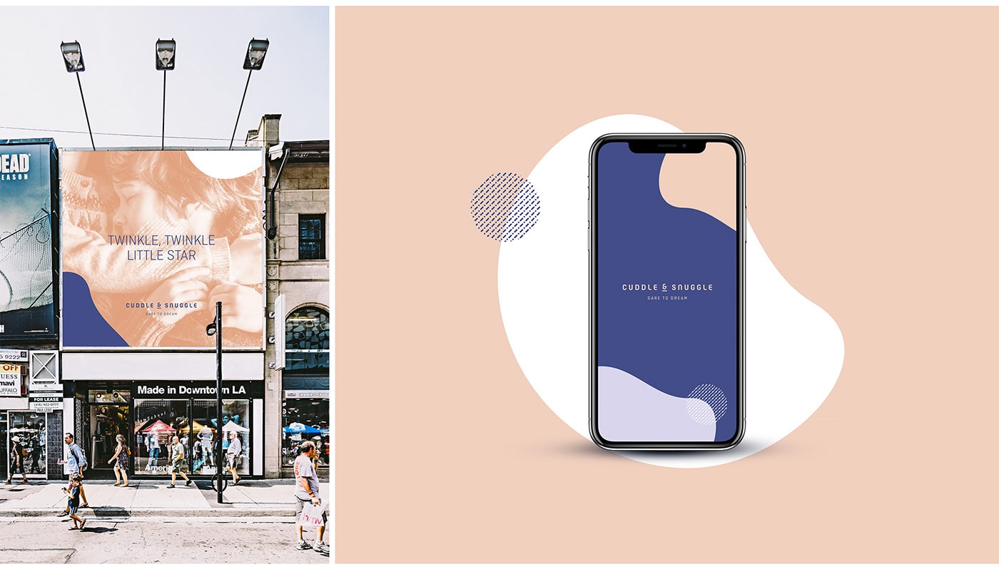 現(xiàn)代奢華Cuddle Snuggle家紡品牌設(shè)計(jì)和品牌策劃案例，家居品牌設(shè)計(jì)，家居品牌策劃，深圳品牌設(shè)計(jì)，左右格局