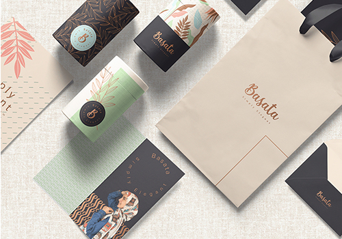 時(shí)尚披肩服飾品牌設(shè)計(jì)案例—Basata服裝品牌視覺包裝打造