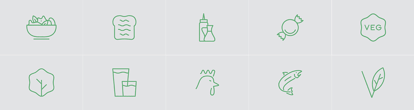 沙拉餐飲品牌設計，輕餐飲品牌設計，餐飲品牌形象設計，深圳品牌設計